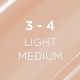 Serum redensificator infuzat cu pigmenti True Match Nude, 3-4 Light Medium, 30 ml, Loreal Paris 598228