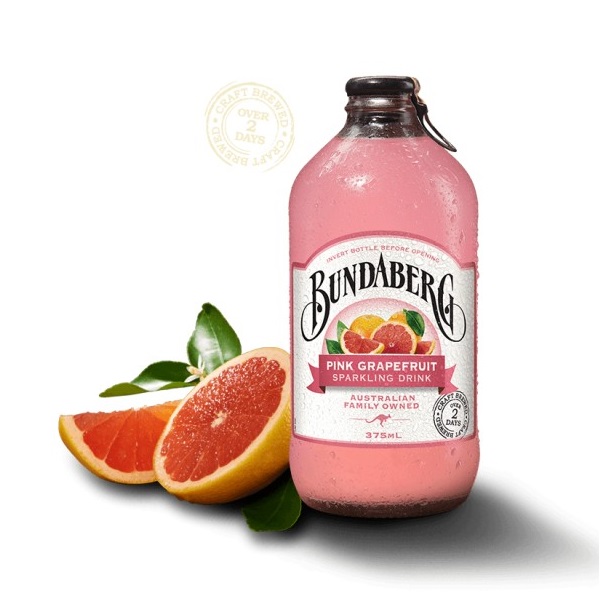 Bautura carbogazoasa fara alcool cu suc de grapefruit, 375 ml, Bundaberg 