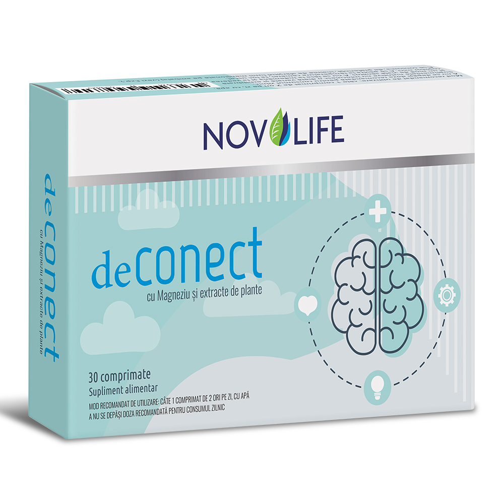 deConect, 30 comprimate, Novolife