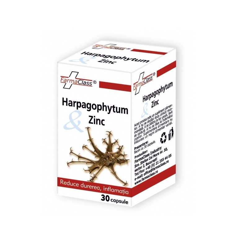 Harpagophytum Zinc, 30 capsule, FarmaClass