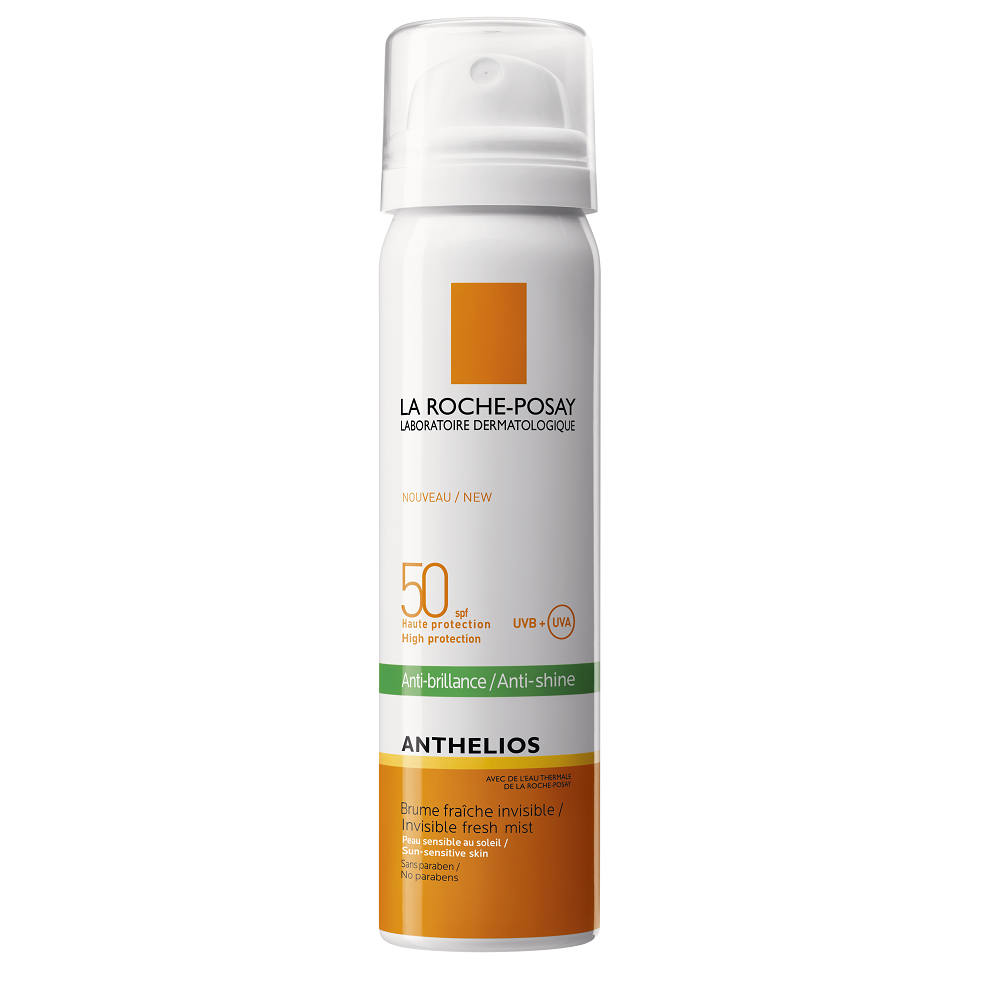 Spray pentru fata cu efect matifiant SPF50+ Anthelios, 75ml, La Roche-Posay