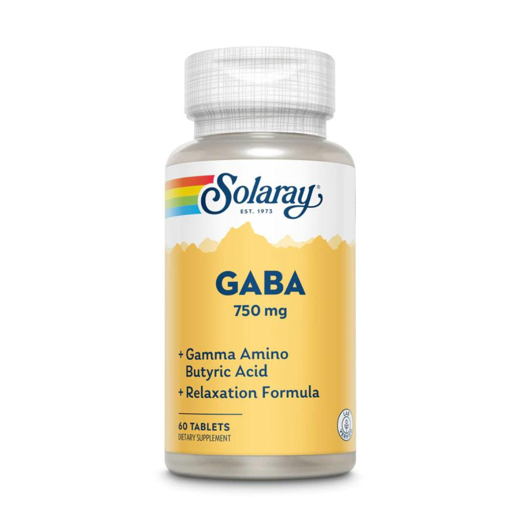 Gaba, 750mg, 60 tablete, Solaray