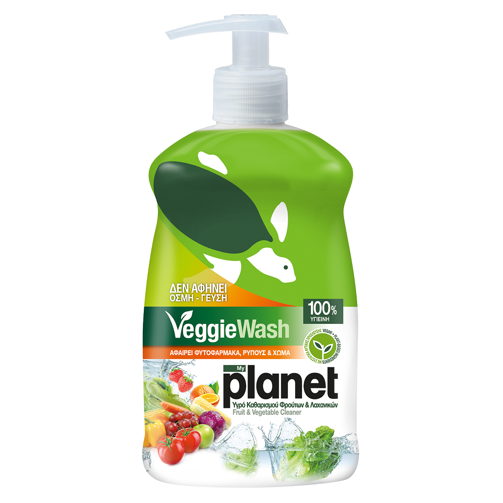 Solutie pentru spalare legume si fructe Veggie Wash, 450 ml, My Planet