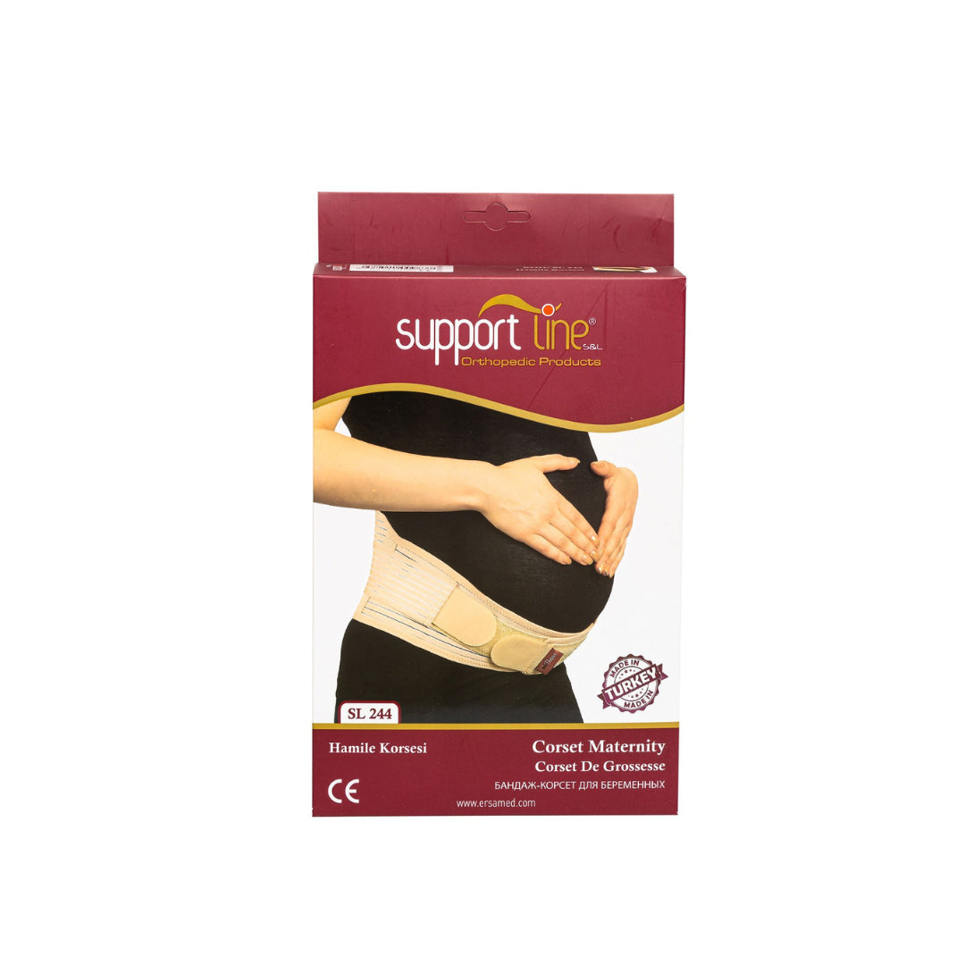 Orteza corset pentru gravide cu banda de sustinere, Marimea XL, Ersamed