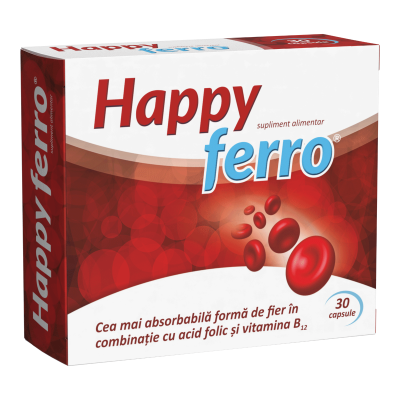 Happy Ferro, 30 capsule, Fiterman Pharma