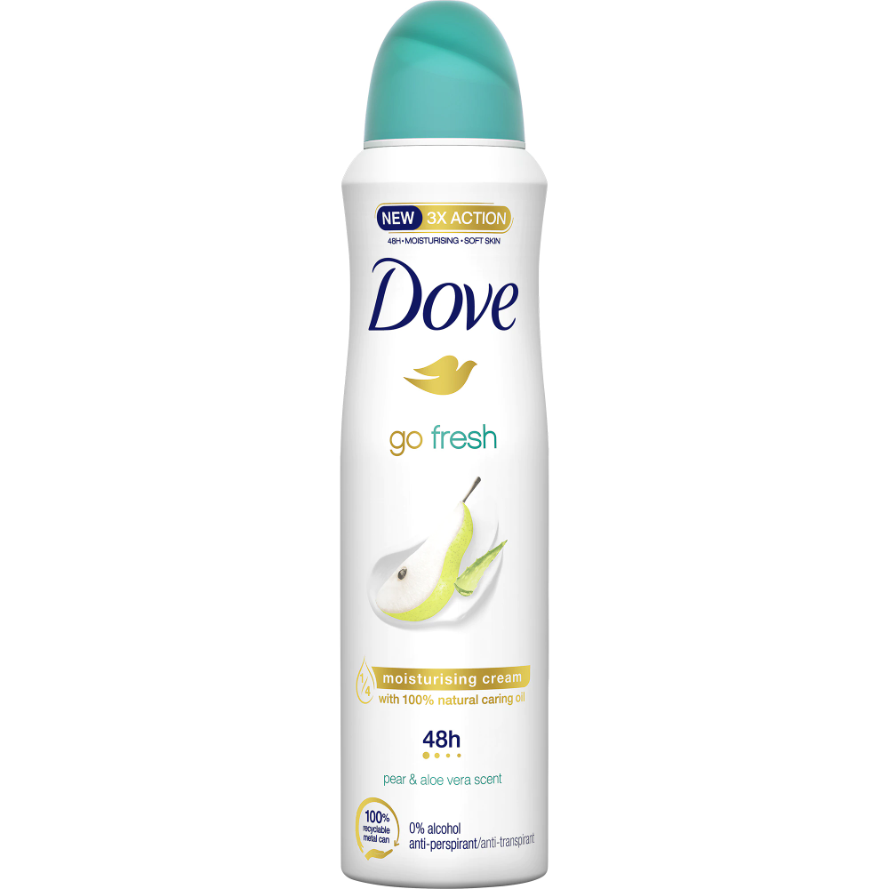 Deodorant spray Pear Aloe Vera, 150 ml, Dove Women