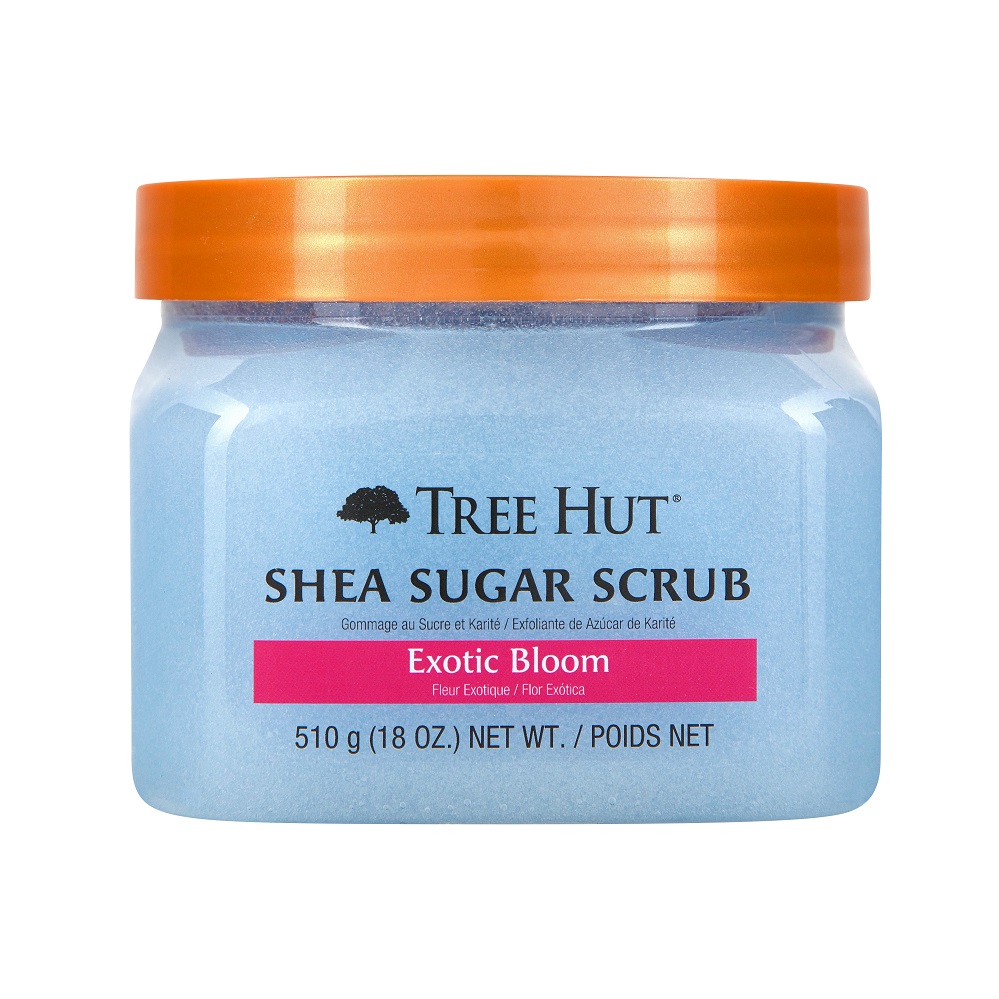 Scrub exfoliant pentru corp Shea Sugar, Exotic Bloom, 510 g, Tree Hut