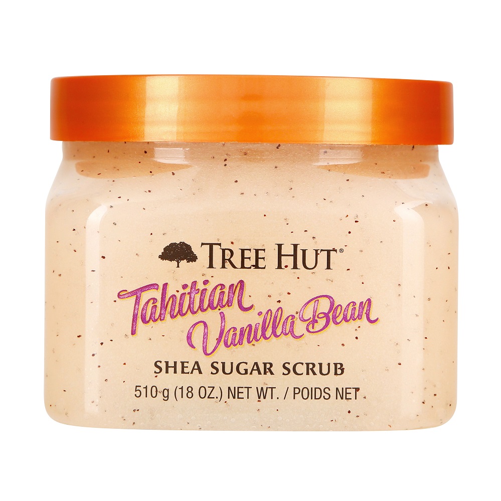 Scrub exfoliant pentru corp Shea Sugar, Tahitian Vanilla Bean, 510 g, Tree Hut