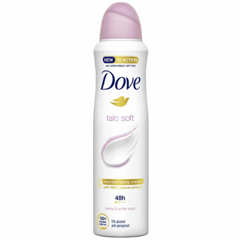 Deodorant Spray Talc Soft, 150 ml, Dove Women