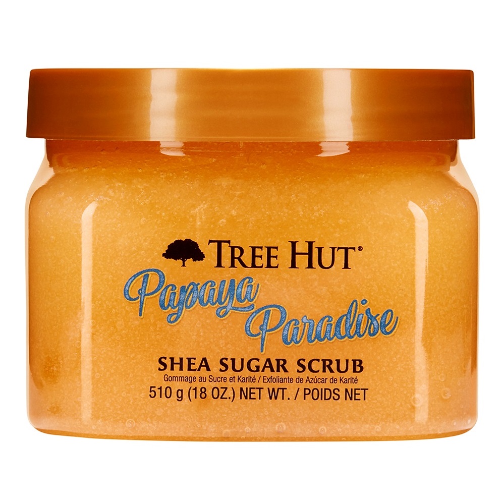 Scrub exfoliant pentru corp Shea Sugar, Papaya Paradise, 510 g, Tree Hut