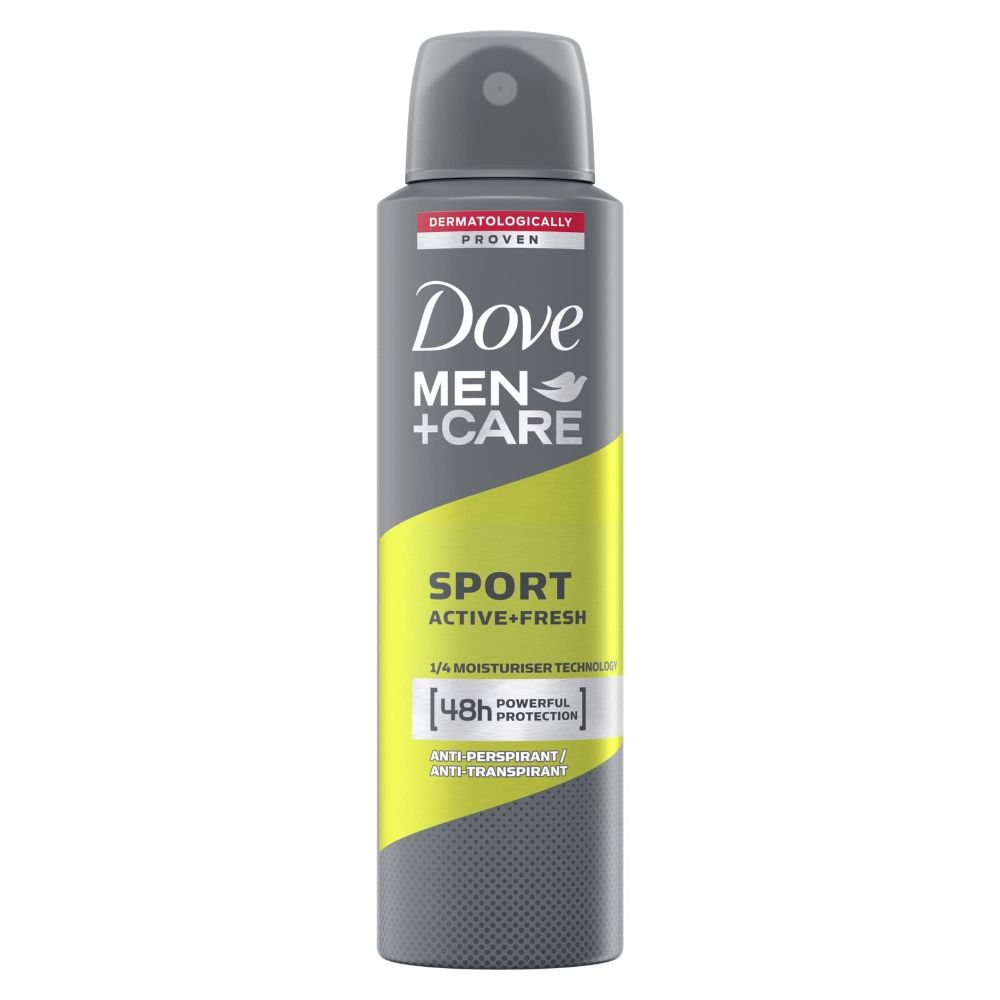 Deodorant Spray Sport Active Fresh Men+Care, 150 ml, Dove Men