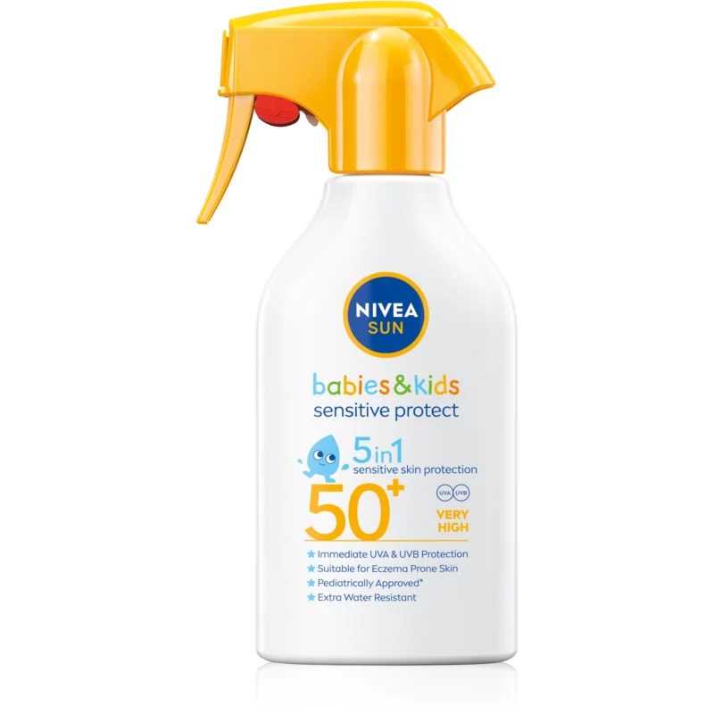 Spray protectie solara cu SPF50+ Babies & Kids, 270 ml, Nivea Sun