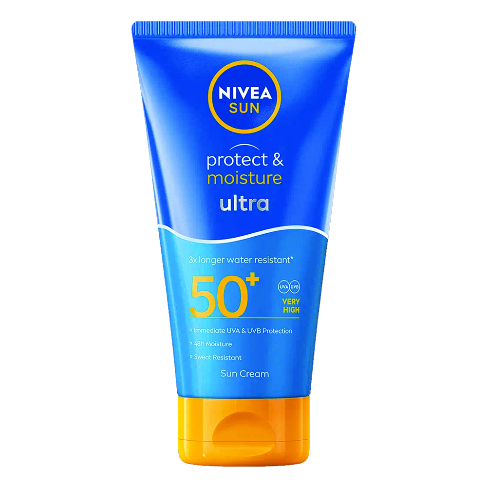 Lotiune de plaja cu SPF50+ Protect & Moisture Ultra, 150 ml, Nivea Sun