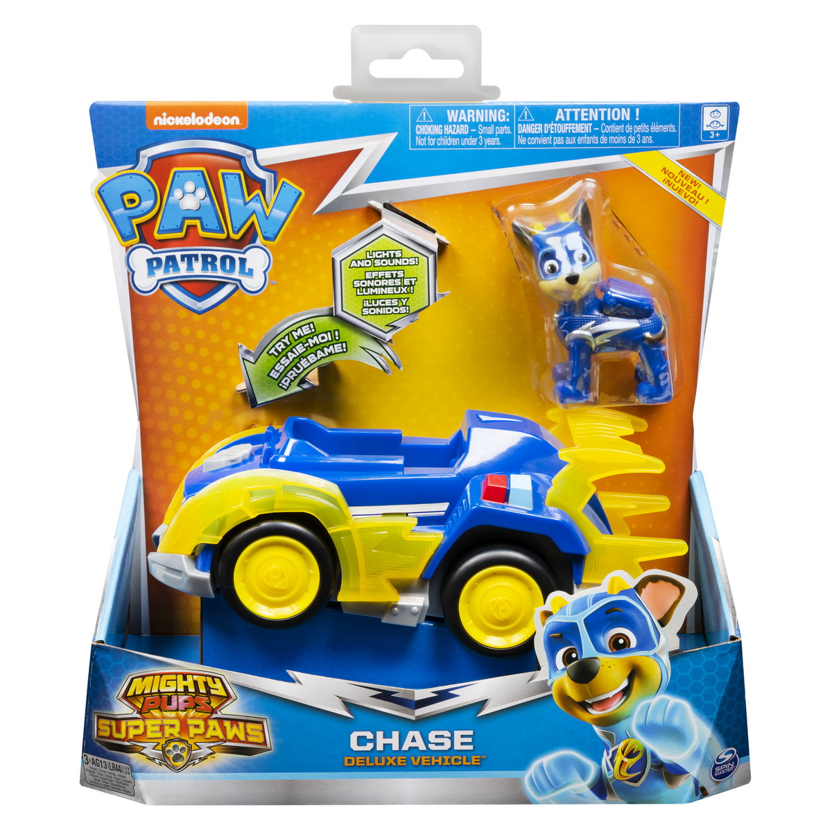 Patrula Catelusilor Super eroul Chase cu masina de Politie, Nickelodeon