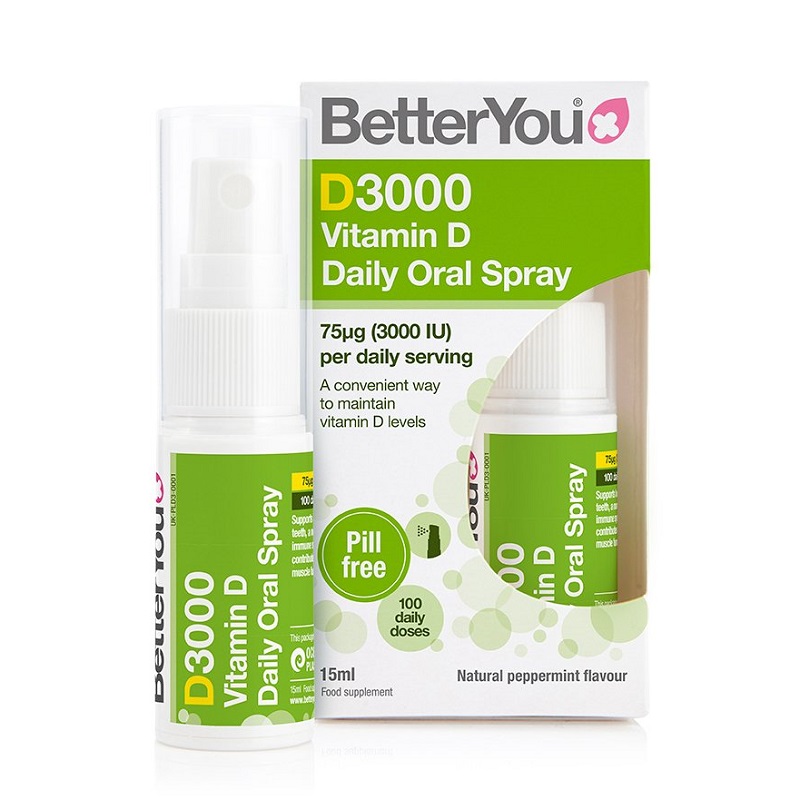 Spray oral cu vitamina D, 3000UI, 15 ml, BetterYou
