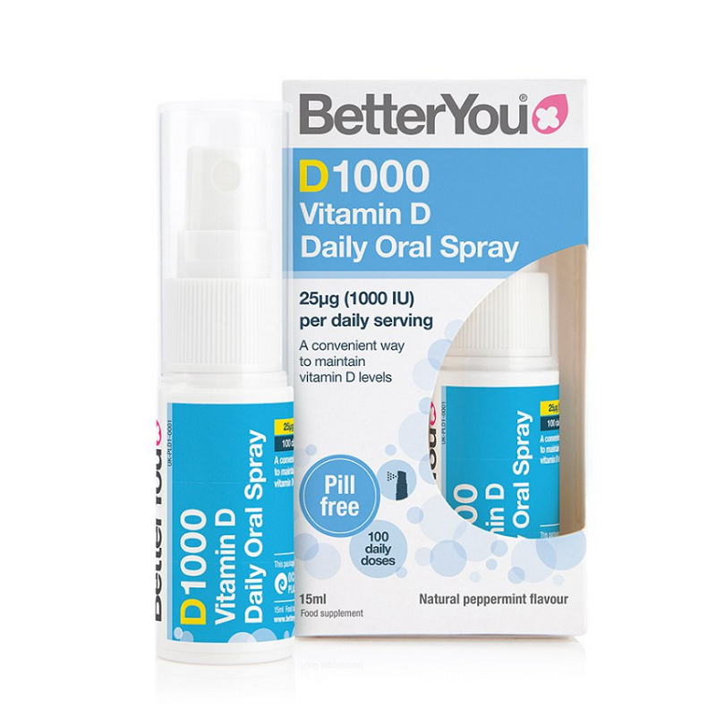 Spray oral cu vitamina D, 1000UI, 15 ml, BetterYou