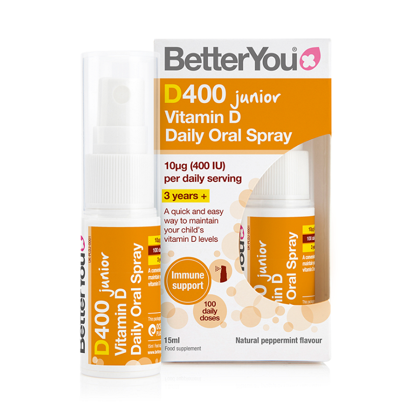 Spray oral cu vitamina D Junior, 400UI, 15 ml, BetterYou