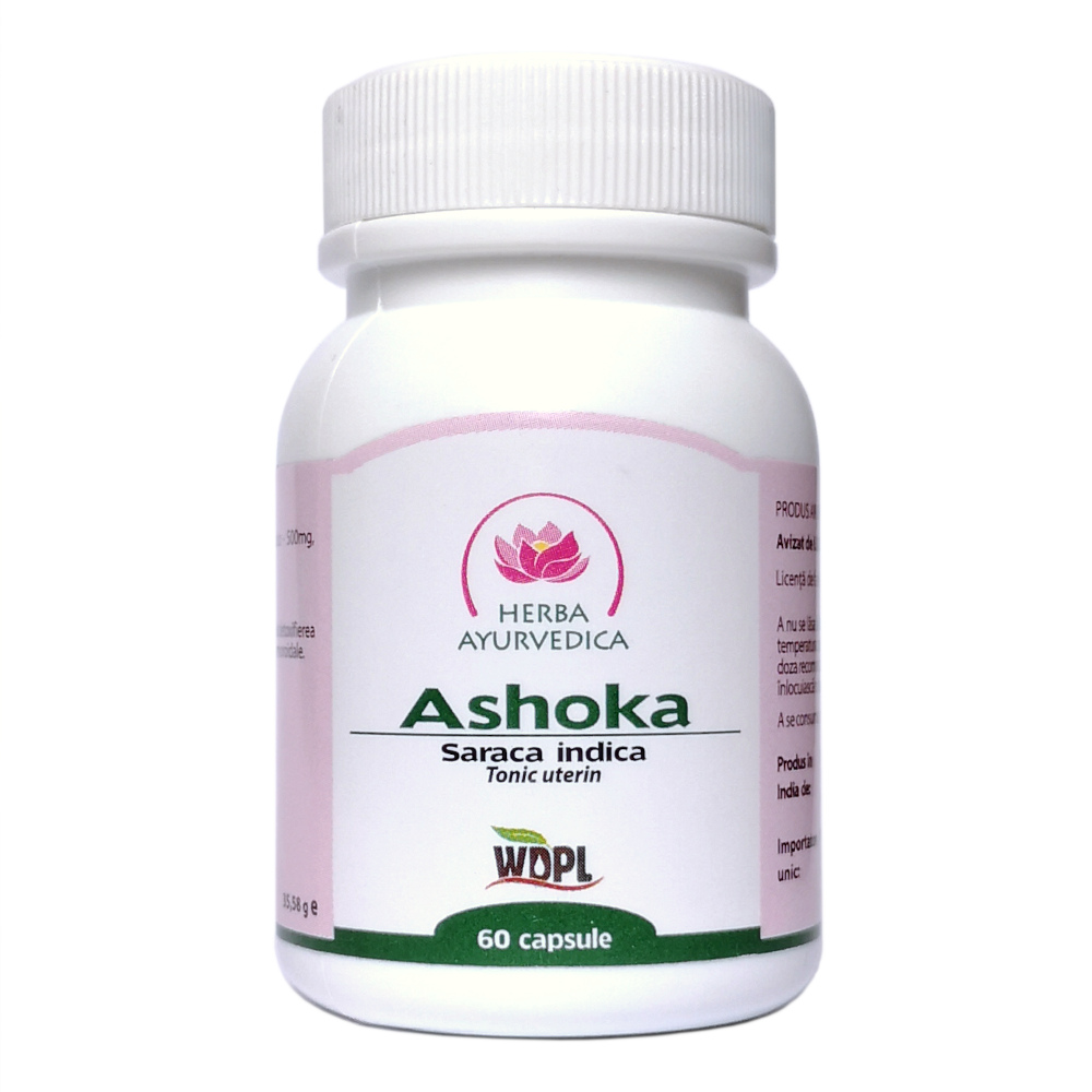 Ashoka, 60 capsule, Herba Ayurvedica