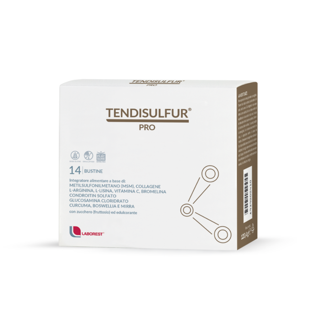 Tendisulfur Pro, 14 plicuri, Laborest Italia