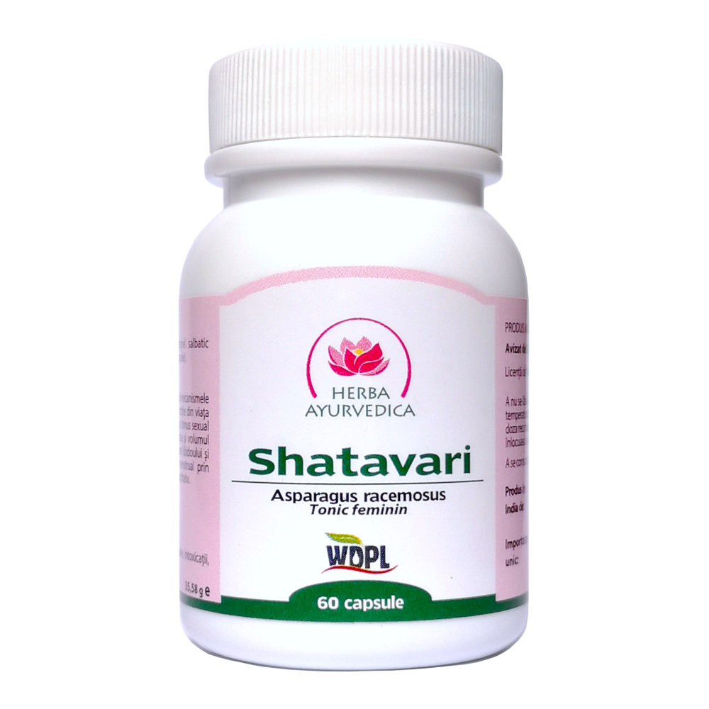 Shatavari tonic feminin, 60 capsule, Herba Ayurvedica