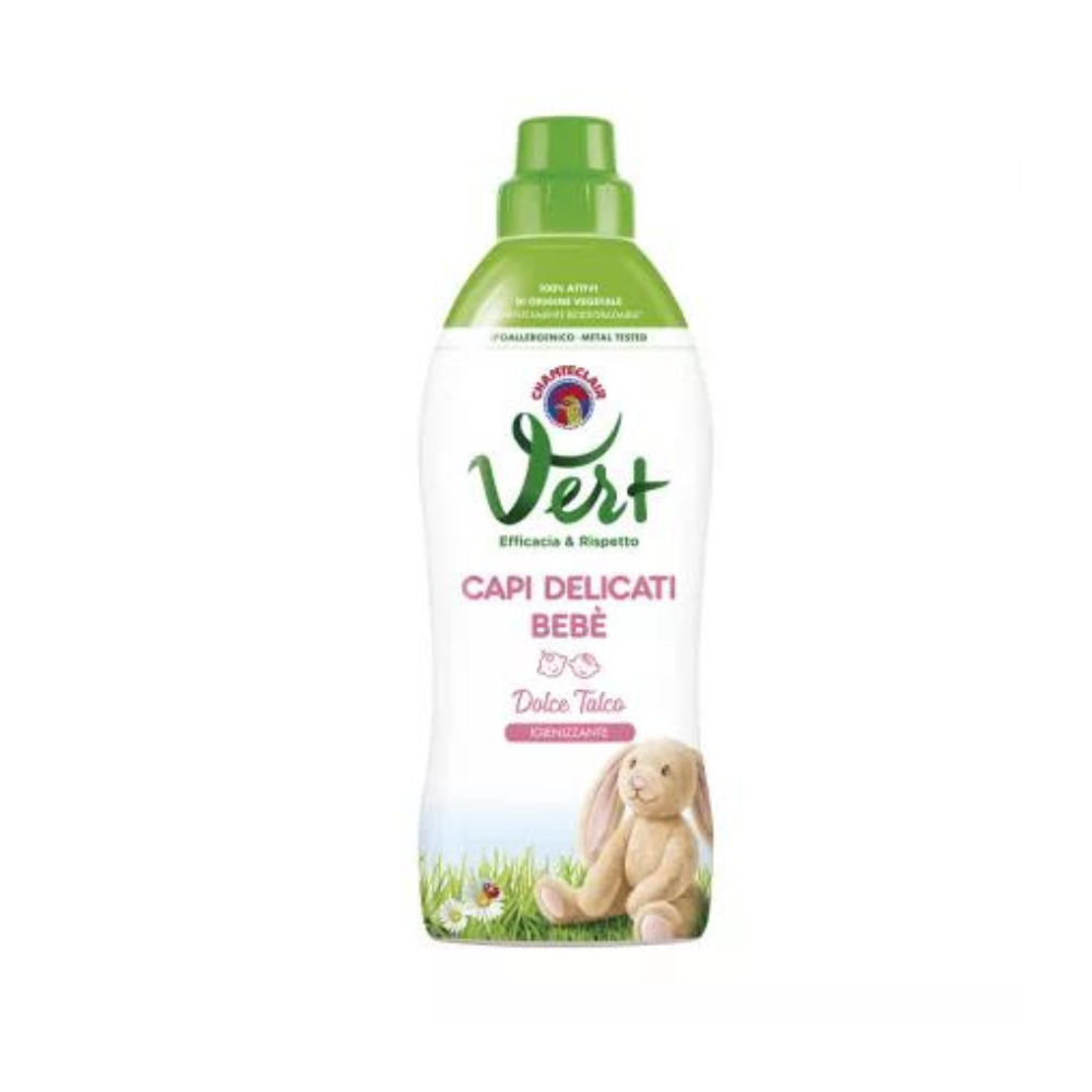 Detergent de rufe fara parfum pentru copii Vert, 750 ml, ChanteClair