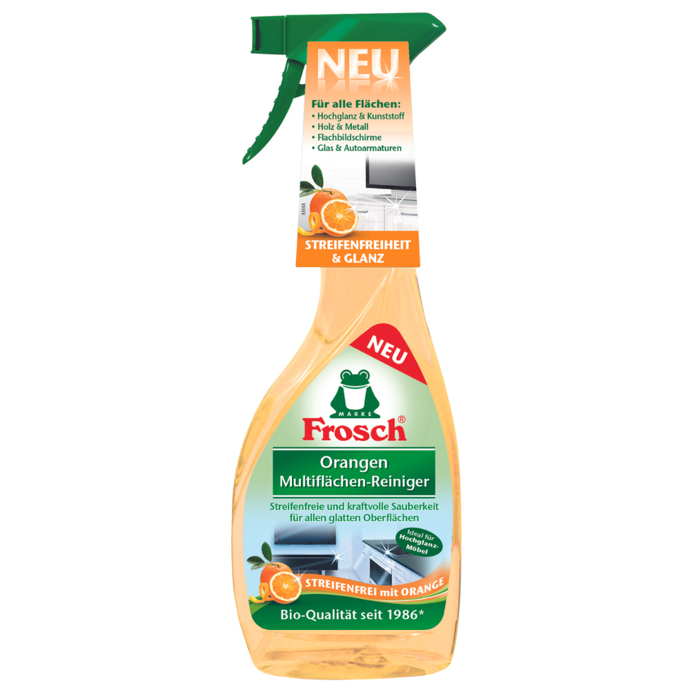 Solutie detergent pentru multi-suprafete Orange, 500 ml, Frosch