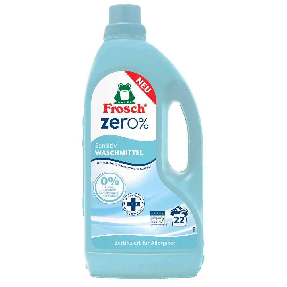 Detergent de Rufe Sensitive Zero%, 1500 ml, Frosch
