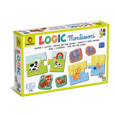 Joc de logica Montessori Parinti si copii