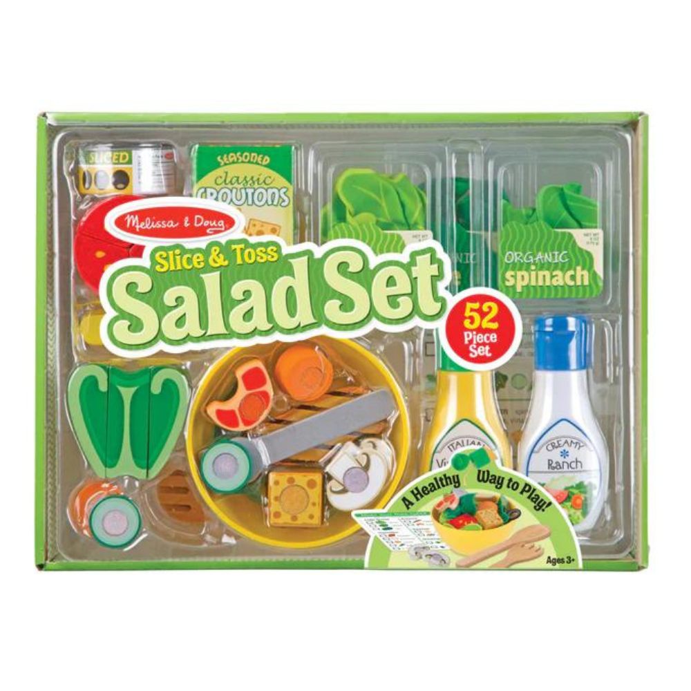 Set de joaca din lemn Salate Delicioase, + 3 ani, Mellisa&Doug