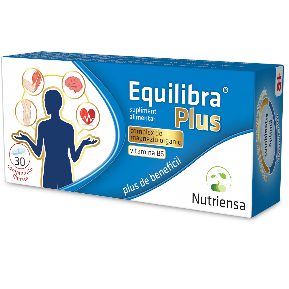 Equilibra Plus Nutriensa, 30 comprimate filmate, Antibiotice SA