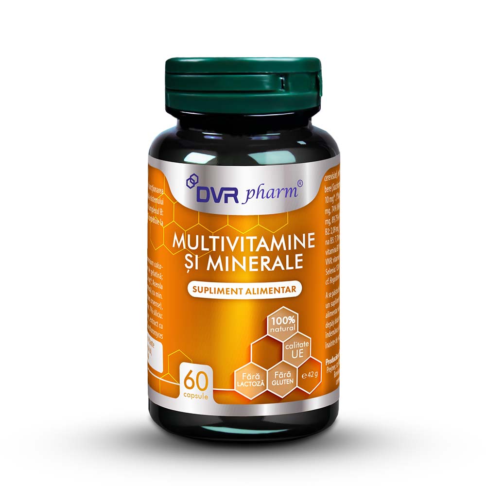 Multi Vitamine si Minerale, 60 capsule, DVR Pharm