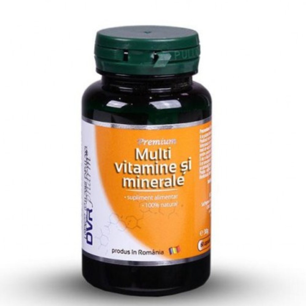 Multi Vitamine si Minerale, 60 capsule, DVR Pharm
