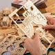Puzzle 3D din lemn Masina de curse Rokr, 220 piese, Robotime 555759