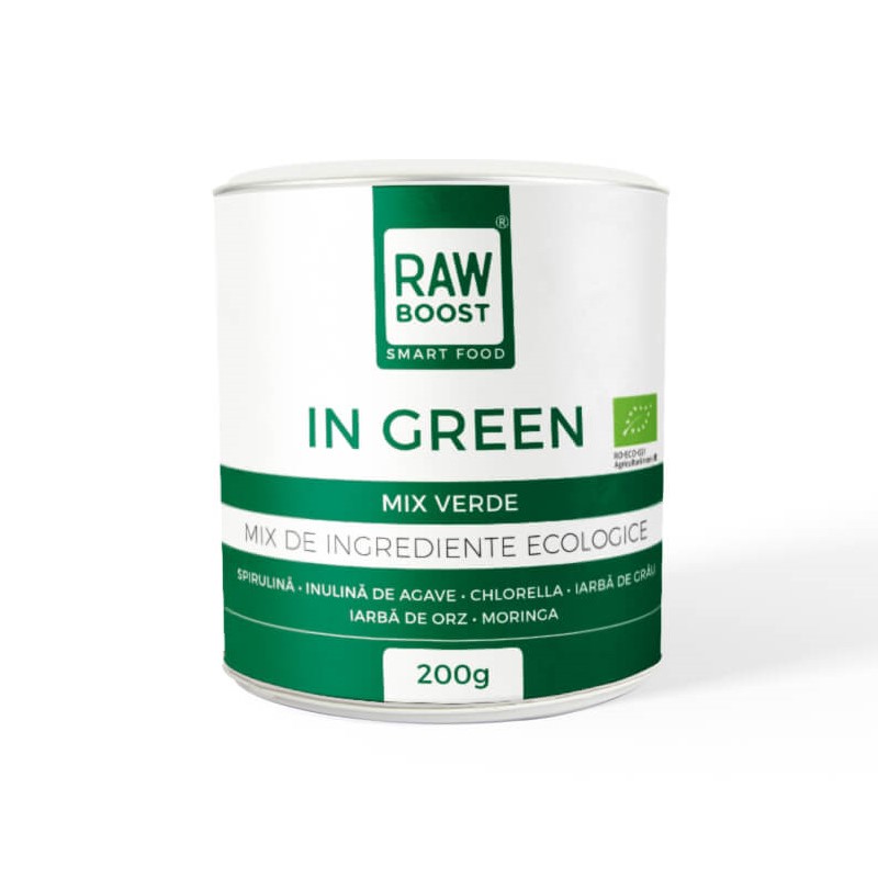 Mix verde ecologic In Green, 200 g, Rawboost