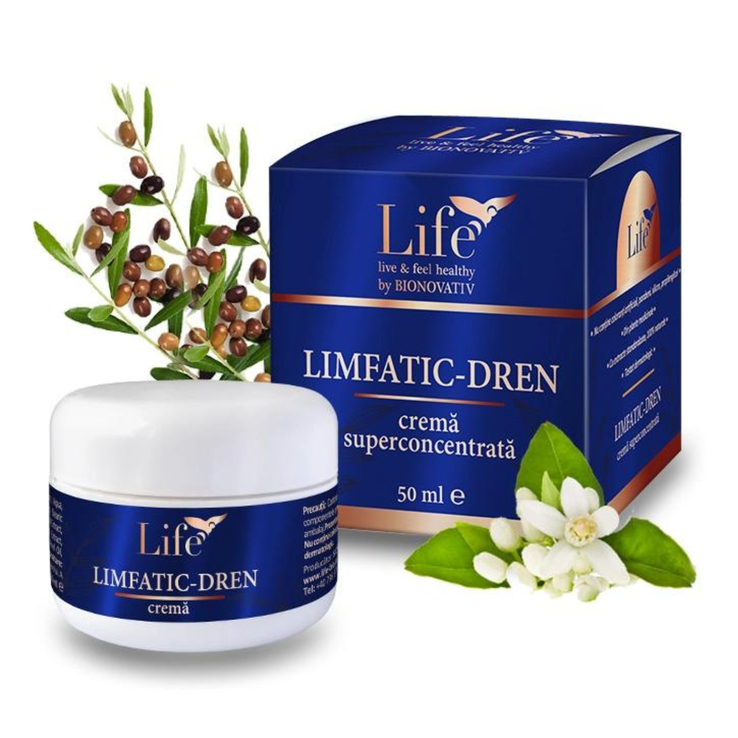 Crema Limfatic Dren, 50 ml, Bionovativ