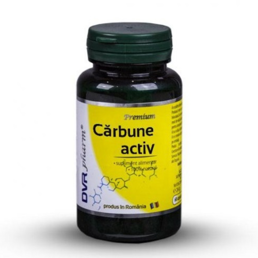Carbune activ, 60 capsule, Dvr Pharm