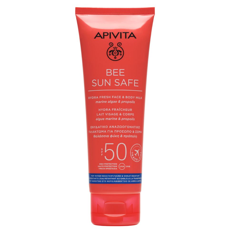 Lapte protectie solara corp si ten SPF50 Bee Sun Safe, 100 ml, Apivita