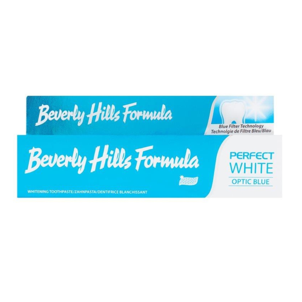 Pasta de dinti Perfect White Optic Blue, 100 ml, Beverly Hills