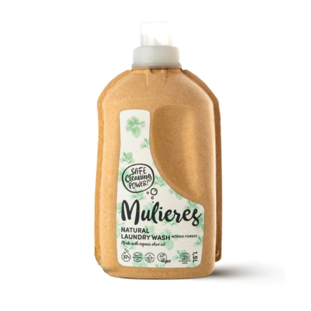 Detergent natural pentru rufe, 1.5 L, Nordic Forest, Mulieres