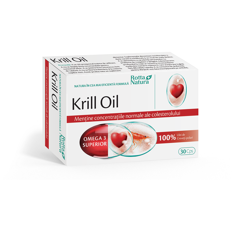 Krill Oil, 30 capsule, Rotta Natura