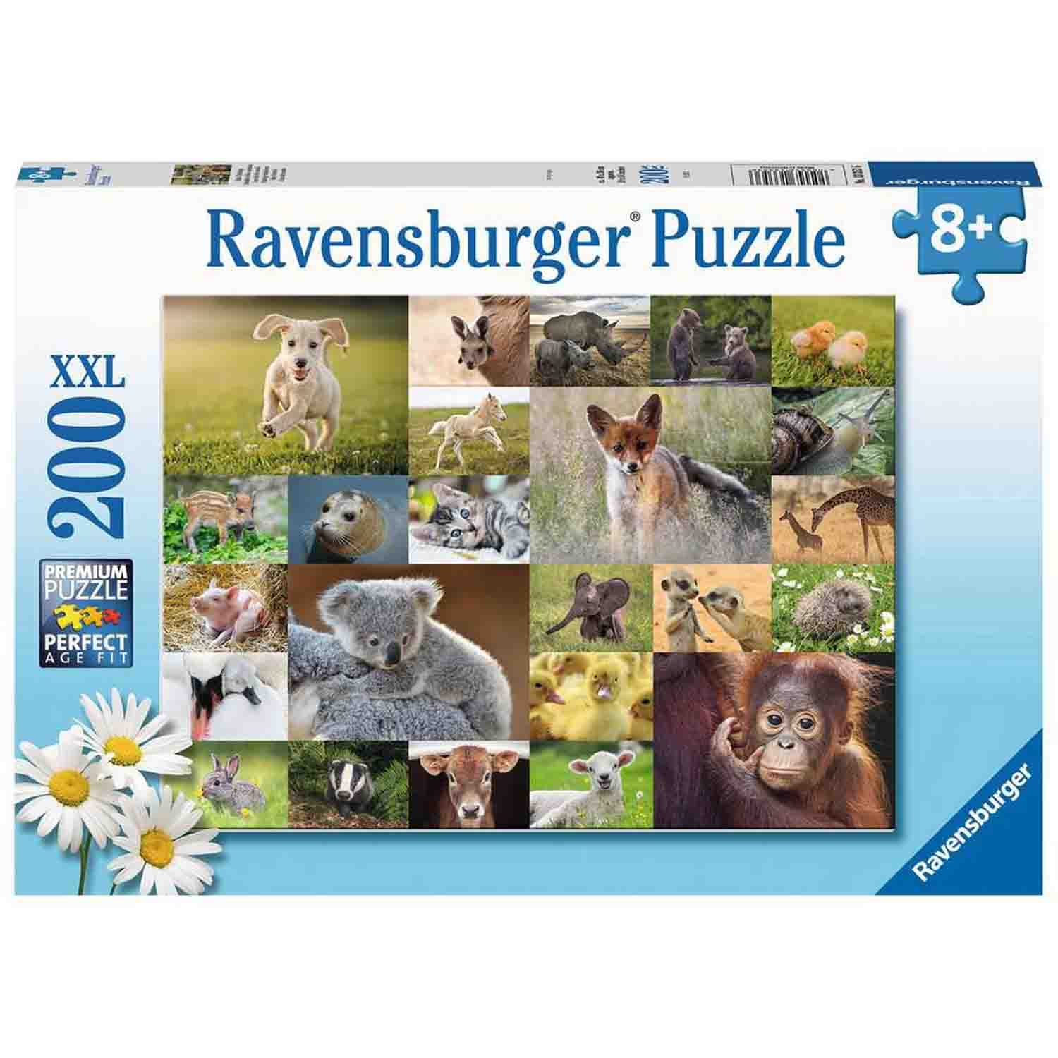 Puzzle pui de animale, 200 piese, Ravensburger