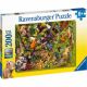 Puzzle animale in padurea tropicala, 8 ani+, 200 piese, Ravensburger 556585