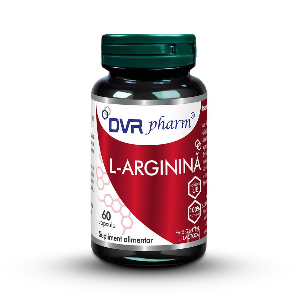 L-arginina, 60 capsule, Dvr Pharm