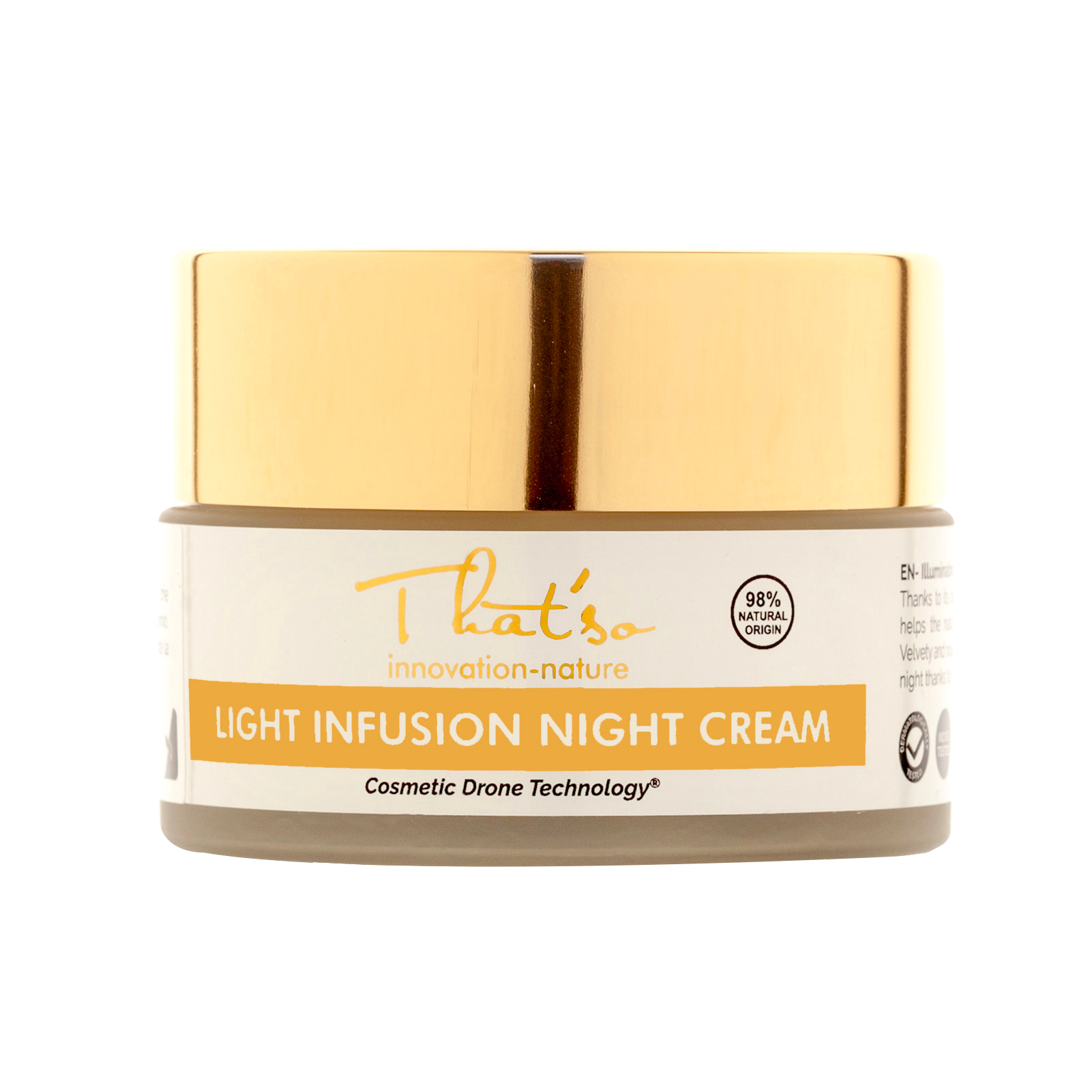 Crema de noapte cu textura lejera Innovation Nature, 50 ml, That'so