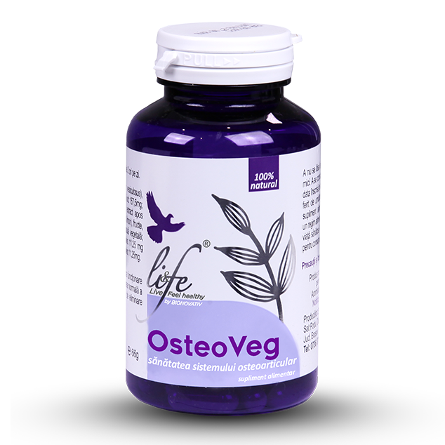 OsteoVeg Life, 120 capsule, Bionovativ