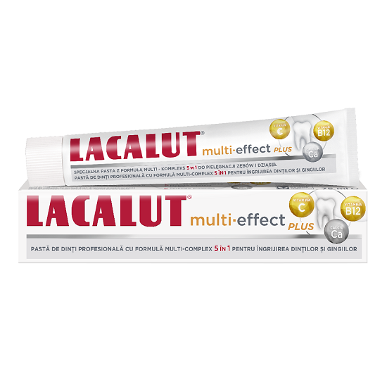 Pasta de dinti Multi-Effect Plus, 75 ml, Lacalut