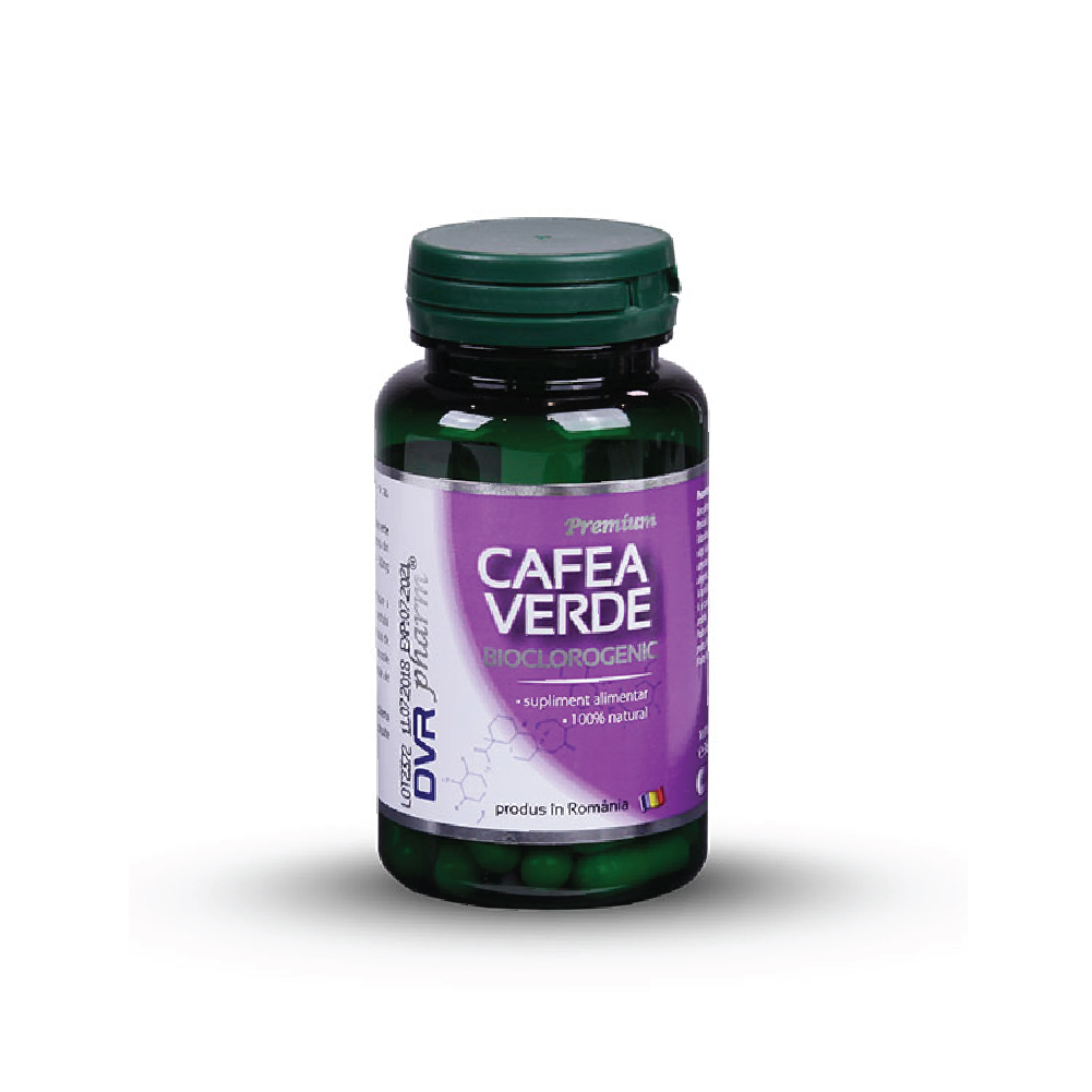 Cafea verde, 60 capsule, DVR Pharm