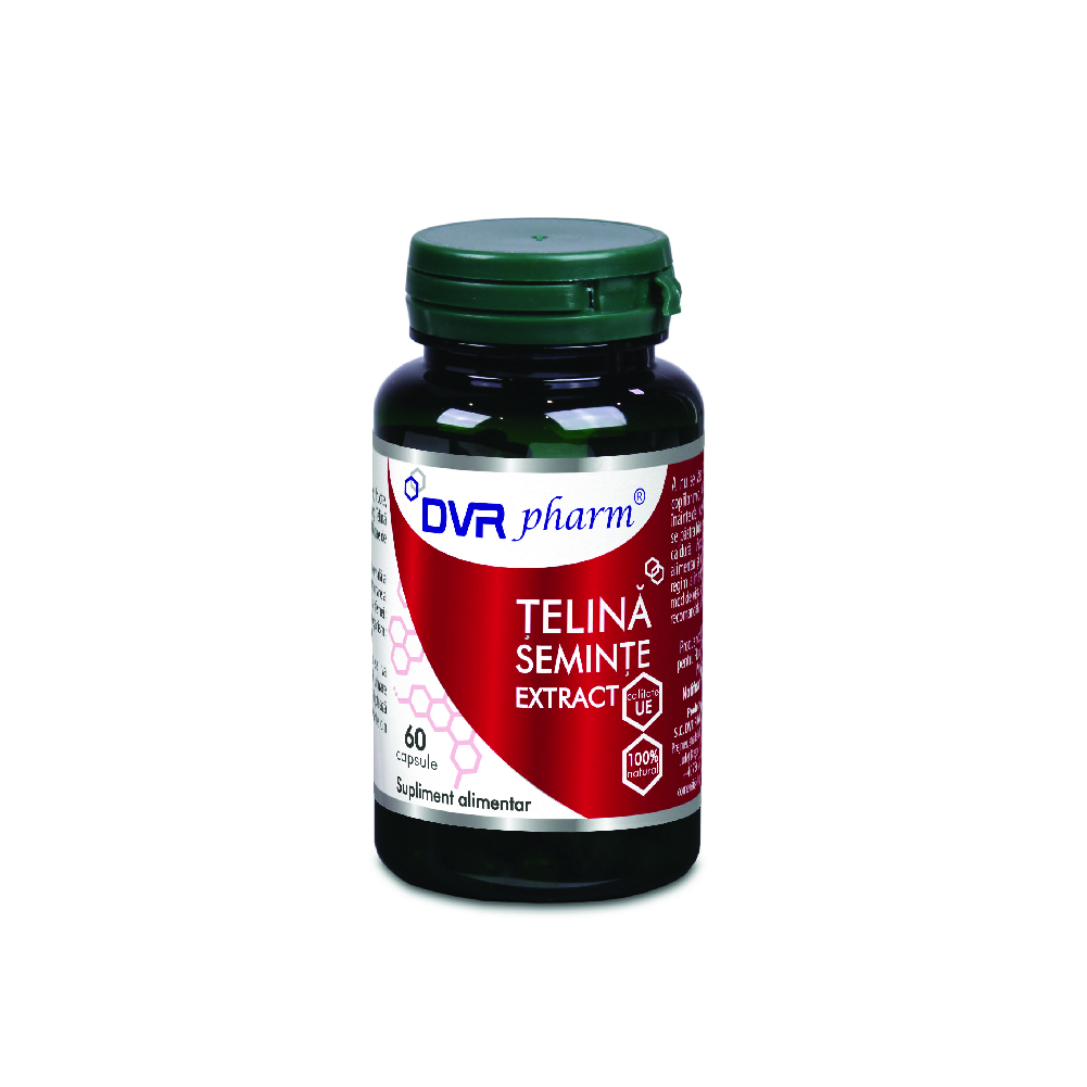 Seminte de telina extract, 60 capsule, DVR Pharm