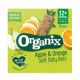 Batoane Bio din ovaz integral cu mere si portocale, +12 luni, 6x30 g, Organix 522105