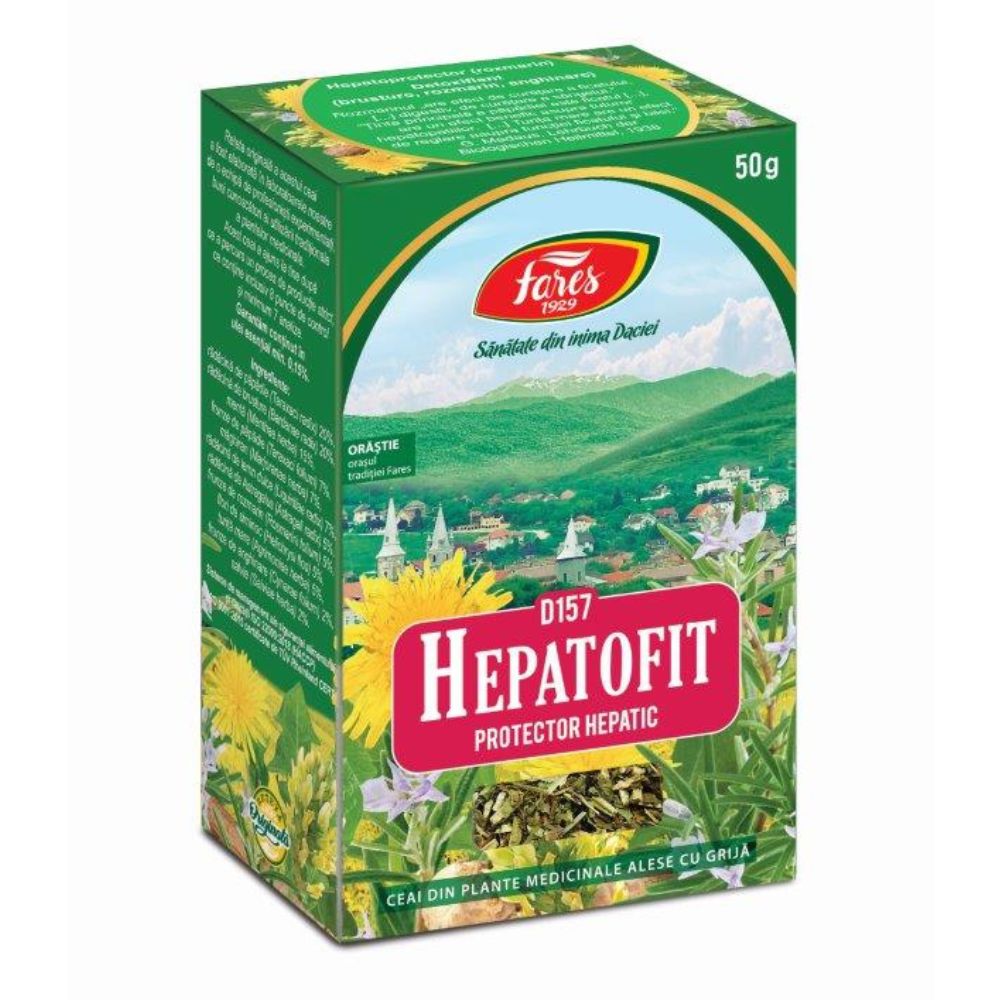 Ceai Hepatofit, 50 g, Fares